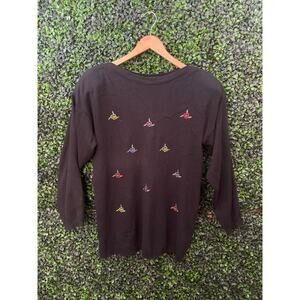 Vintage Andrea Gayle Shoulder Pads Sweater, women’s Size L